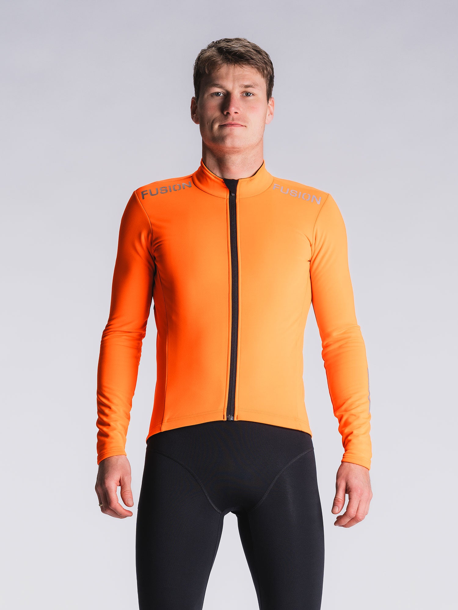 Fusion Cycling Jacket Orange Xxxl Orange Unisex XXXL