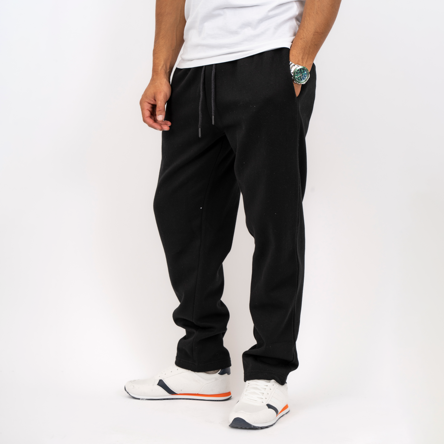 The Rockn Rev Herre Sweatpants Plus Size Black 5xl Sort  5XL