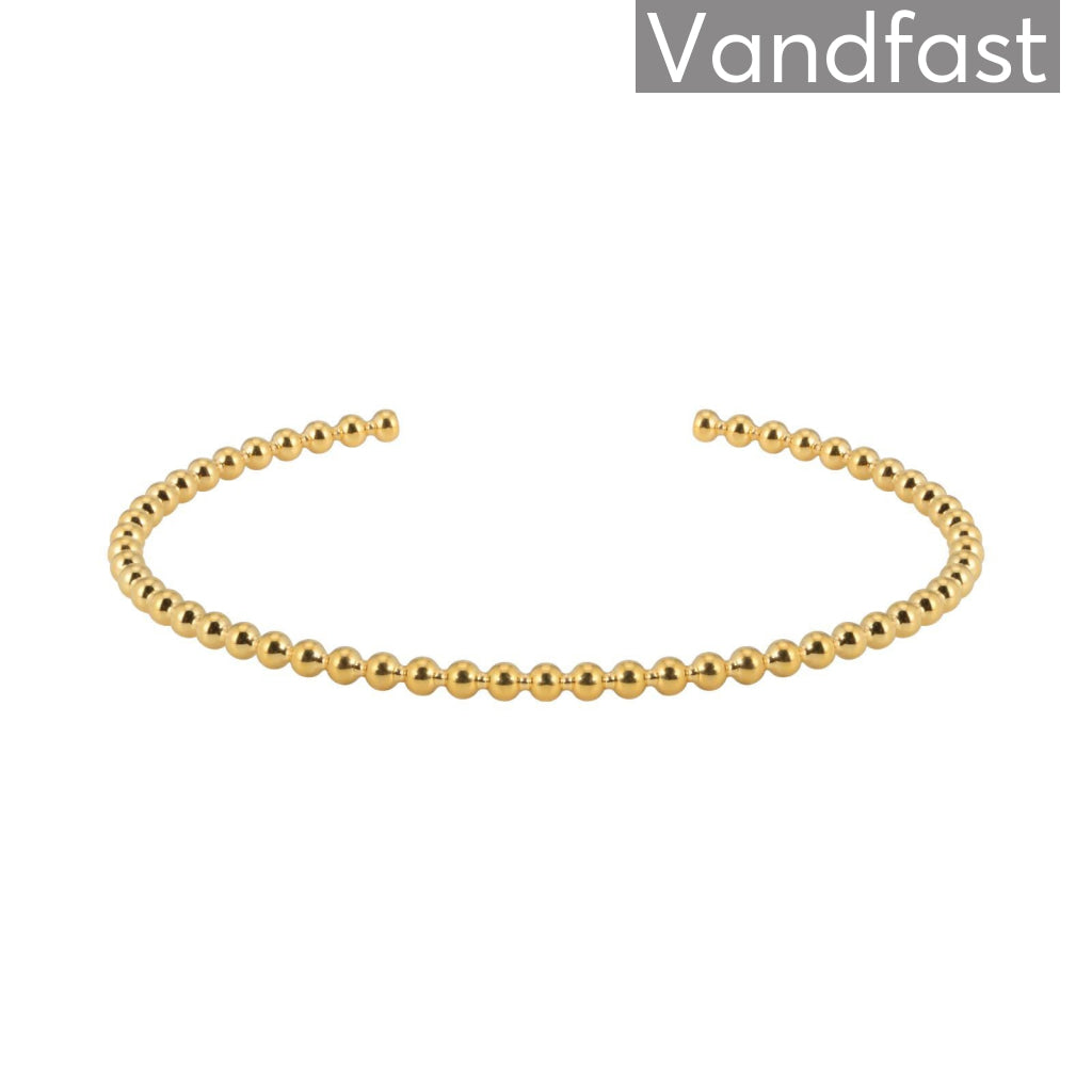 Annebrauner Bangle Ball Armbånd 18k Guldbelagt Plus Size