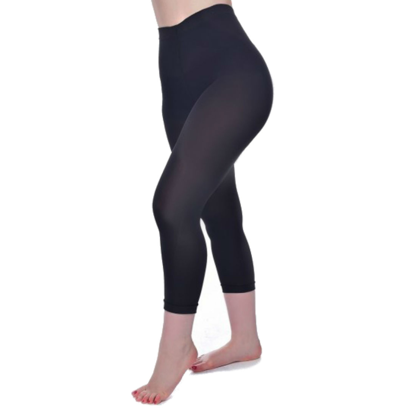 Capri Leggings Black Sort  XL - STR. 44-46