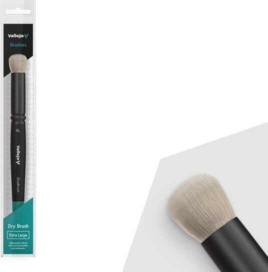 Vallejo Drybrush Rund Pensel Naturlige Hår Large