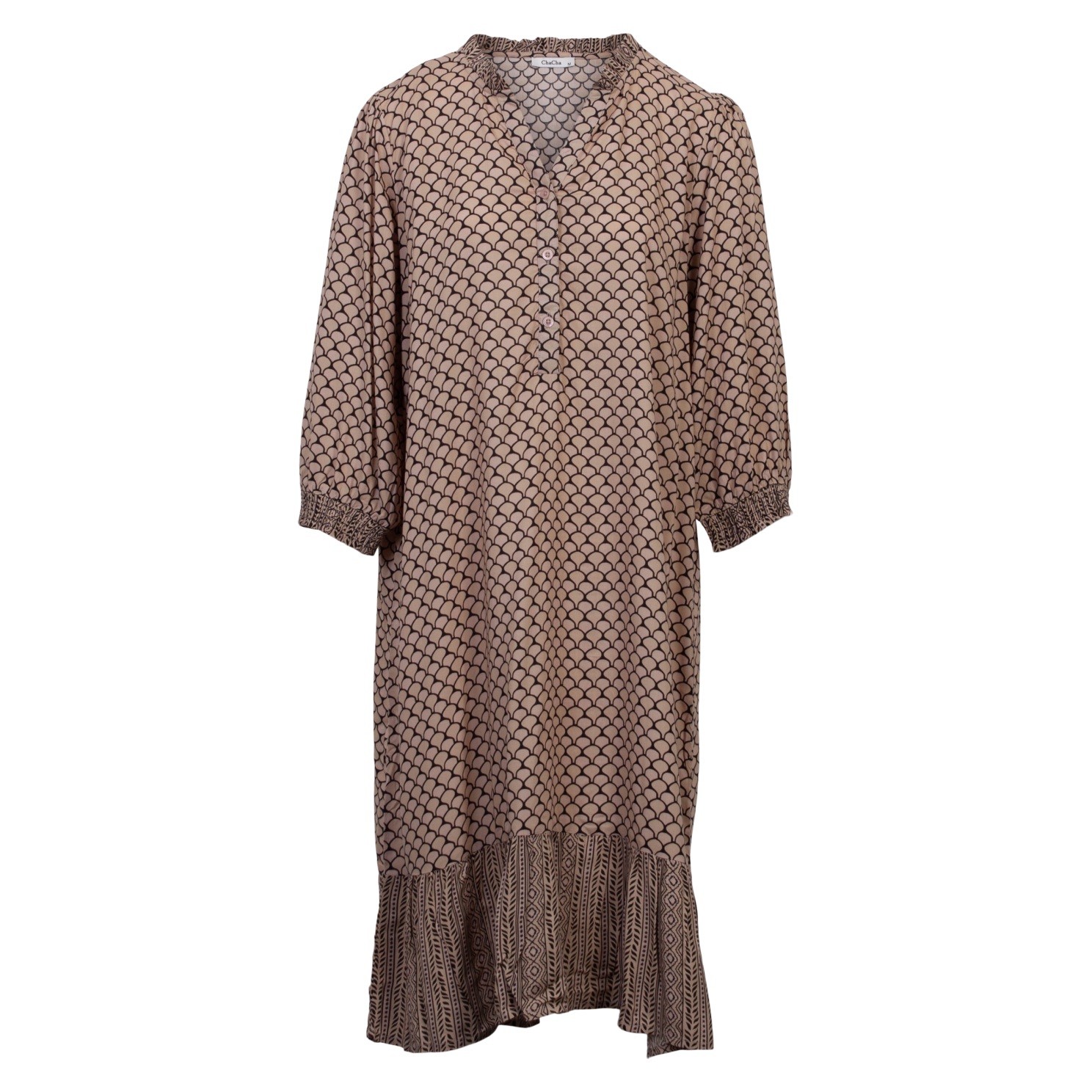 Zbyz Dame Tunika Plus Size Beige Beige  54/56
