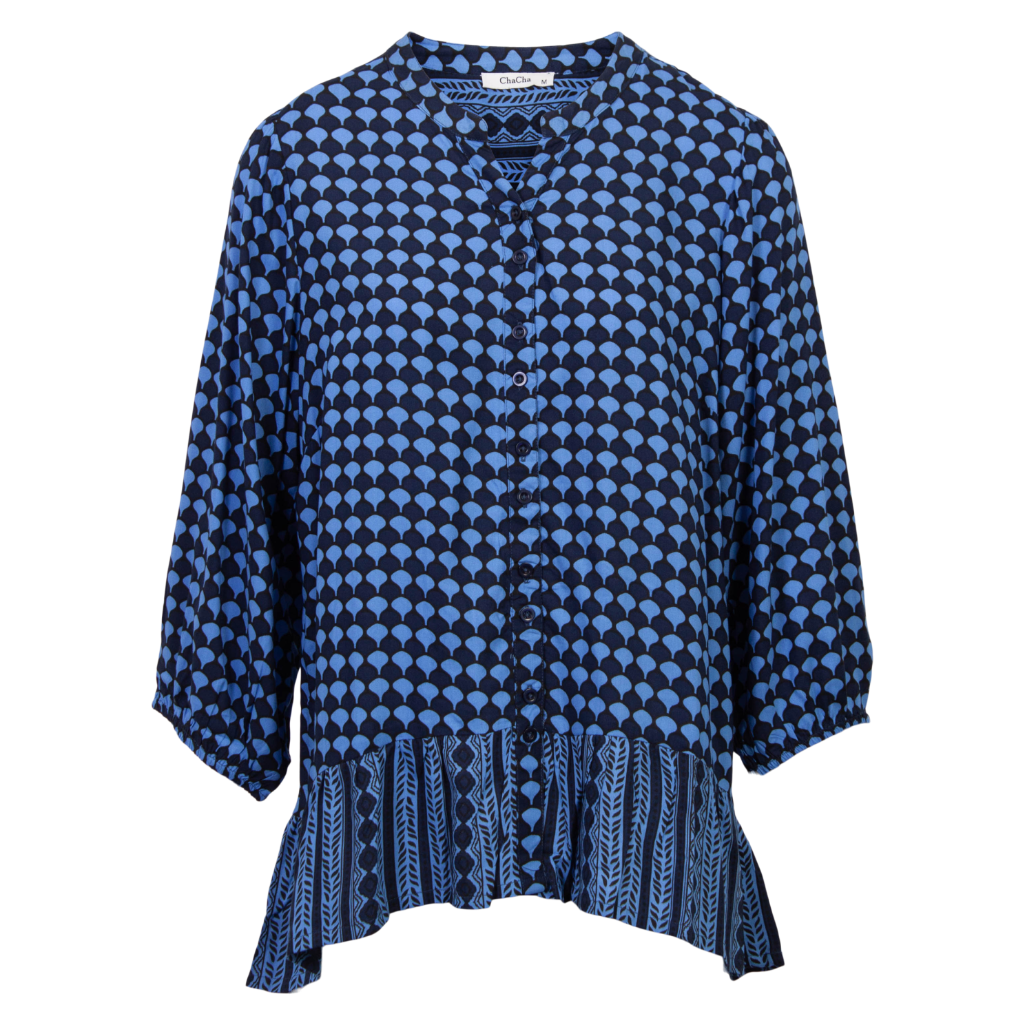 Zbyz Dame Bluse Plus Size Navy Navy  54/56