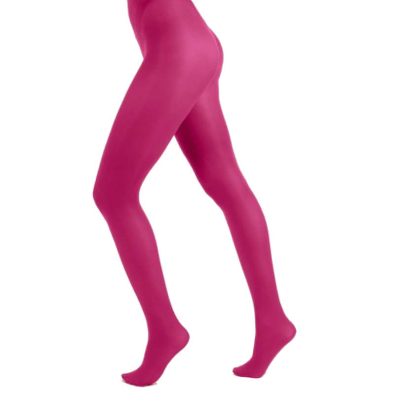 Cerise Denier Curvy Super Stretch Strømpebukser Pink  XL - STR. 44-46