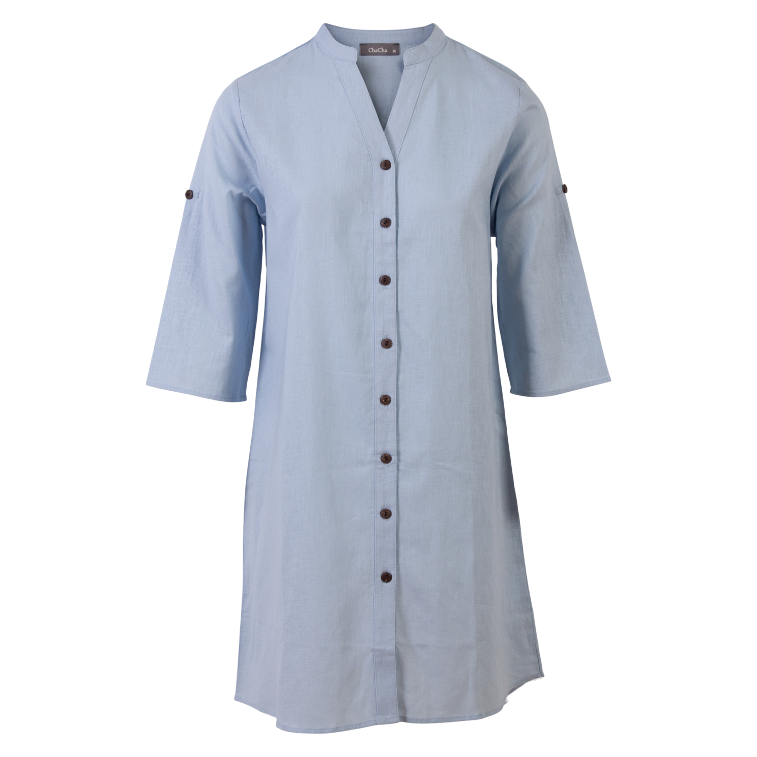 Zbyz Dame Tunika Plus Size Light Blue Light Blue  50/52