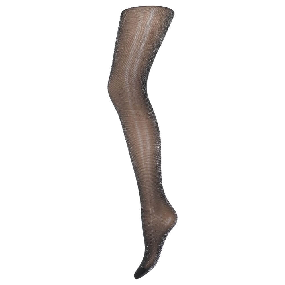 Decoy Glitter Strømpebukser Denier Silver Str Xxxl Sort Dame 30