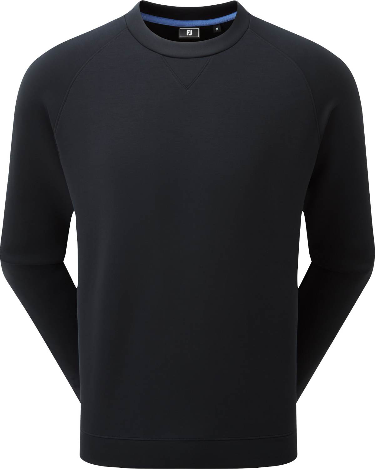 Footjoy Crew Neck Sweatee Shirt Herre Pullover Black Str Xxxl Sort Herre XXXL