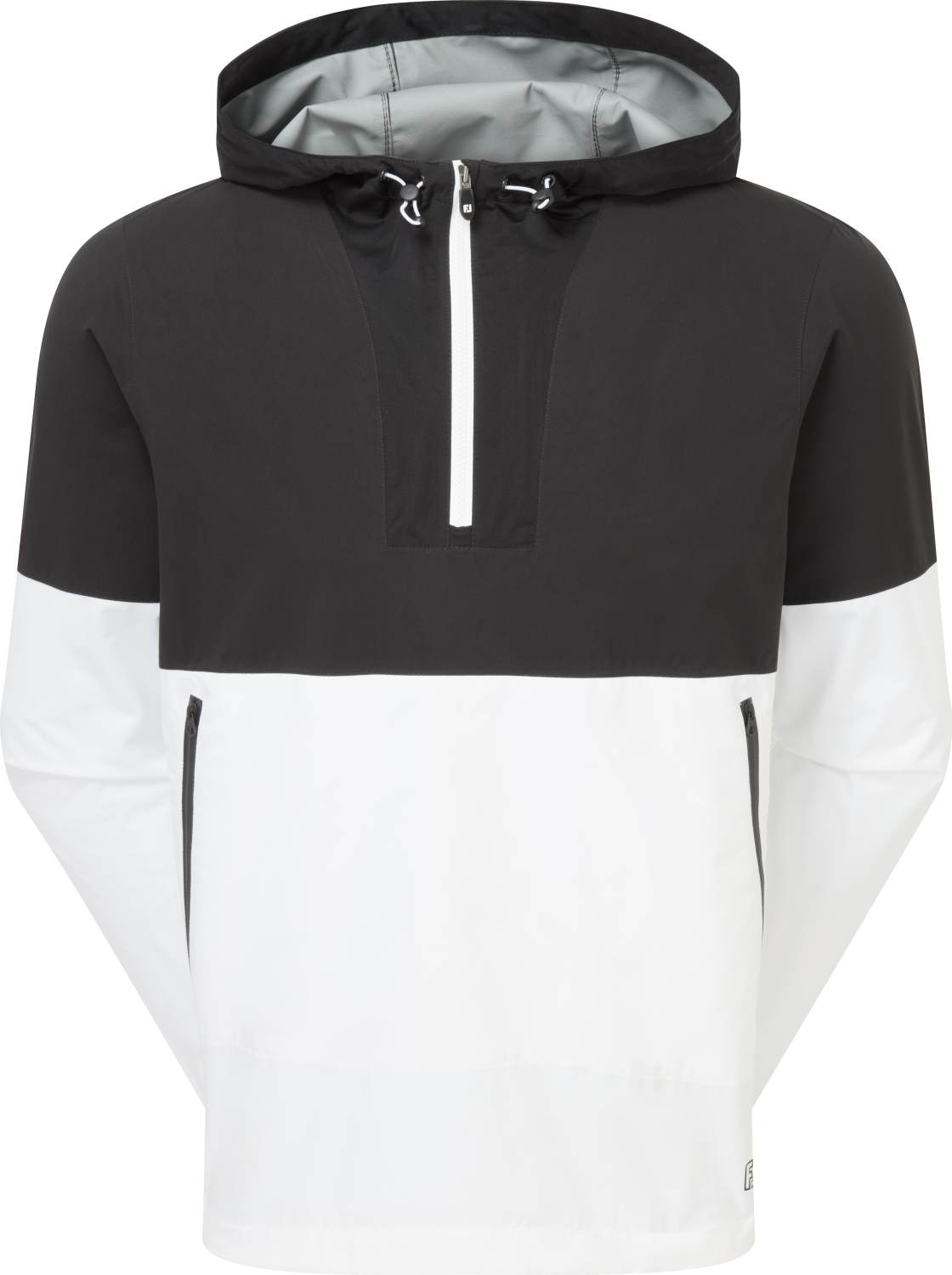 Footjoy Hydrolite Hoodie 2026 Herre Regnjakke White Black Str Xxxl Sort Herre XXXL