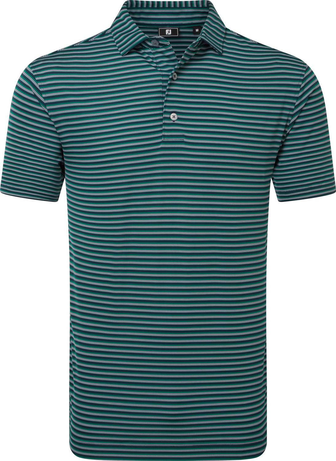 Footjoy Shadow Striple Lisle Herre Poloshirt Navy Str Xxxl Navy Herre XXXL