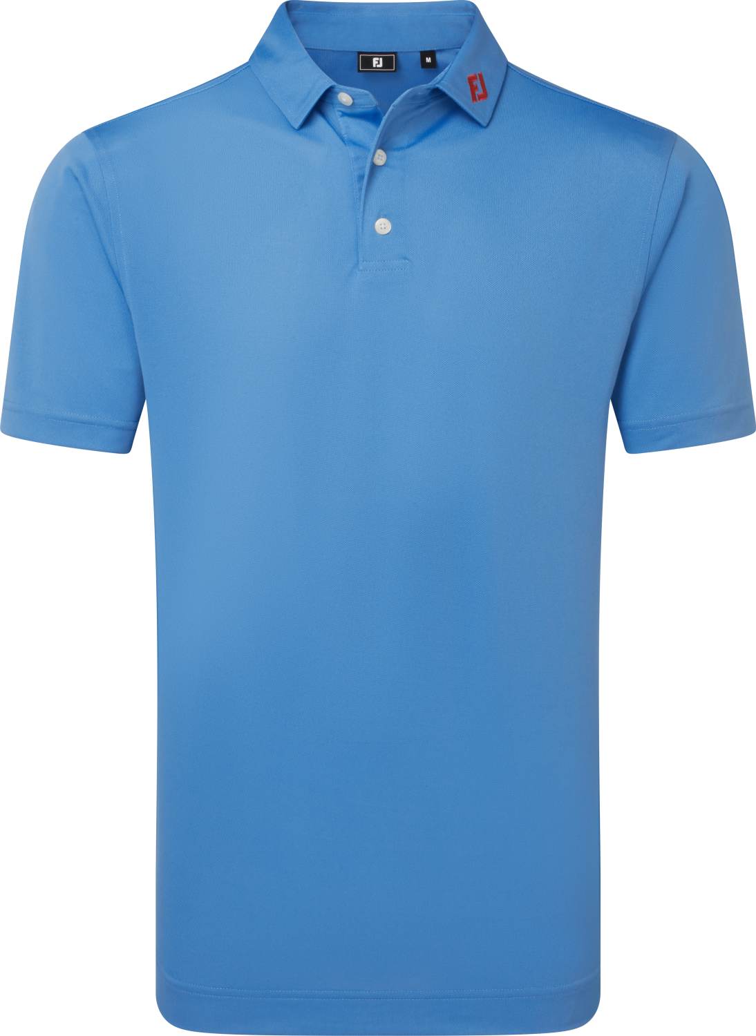 Footjoy Stretch Pique Solid Herre Poloshirt Blue Str Xxxl Blue Herre XXXL