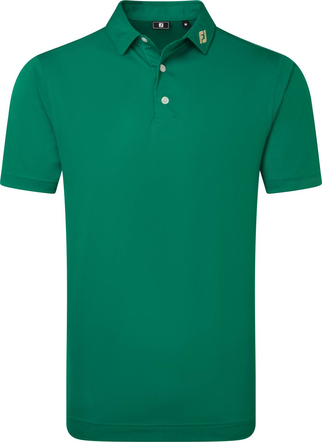 Footjoy Stretch Pique Solid Herre Poloshirt Field Green Str Xxxl Grøn Herre XXXL
