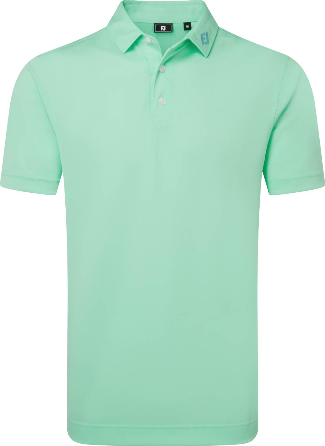 Footjoy Stretch Pique Solid Herre Poloshirt Seaglass Str Xxxl Seaglass Herre XXXL