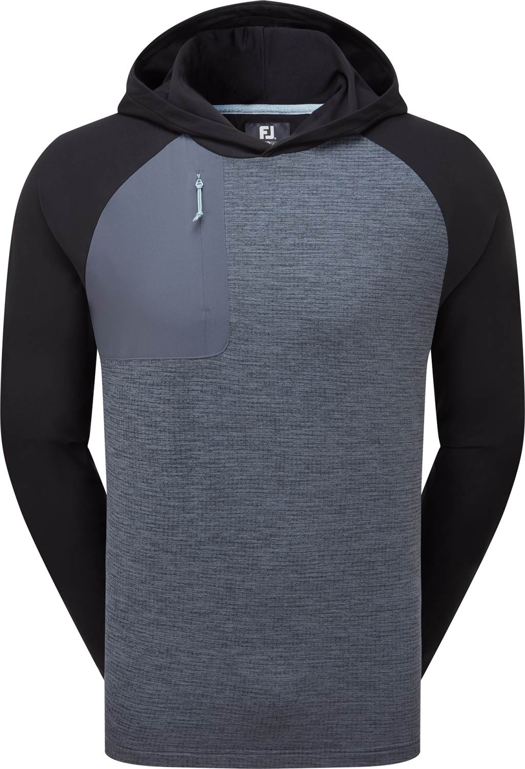 Footjoy Thermoseries Hoodie Herre Pullover Charcoal Black Str Xxxl Sort Herre XXXL