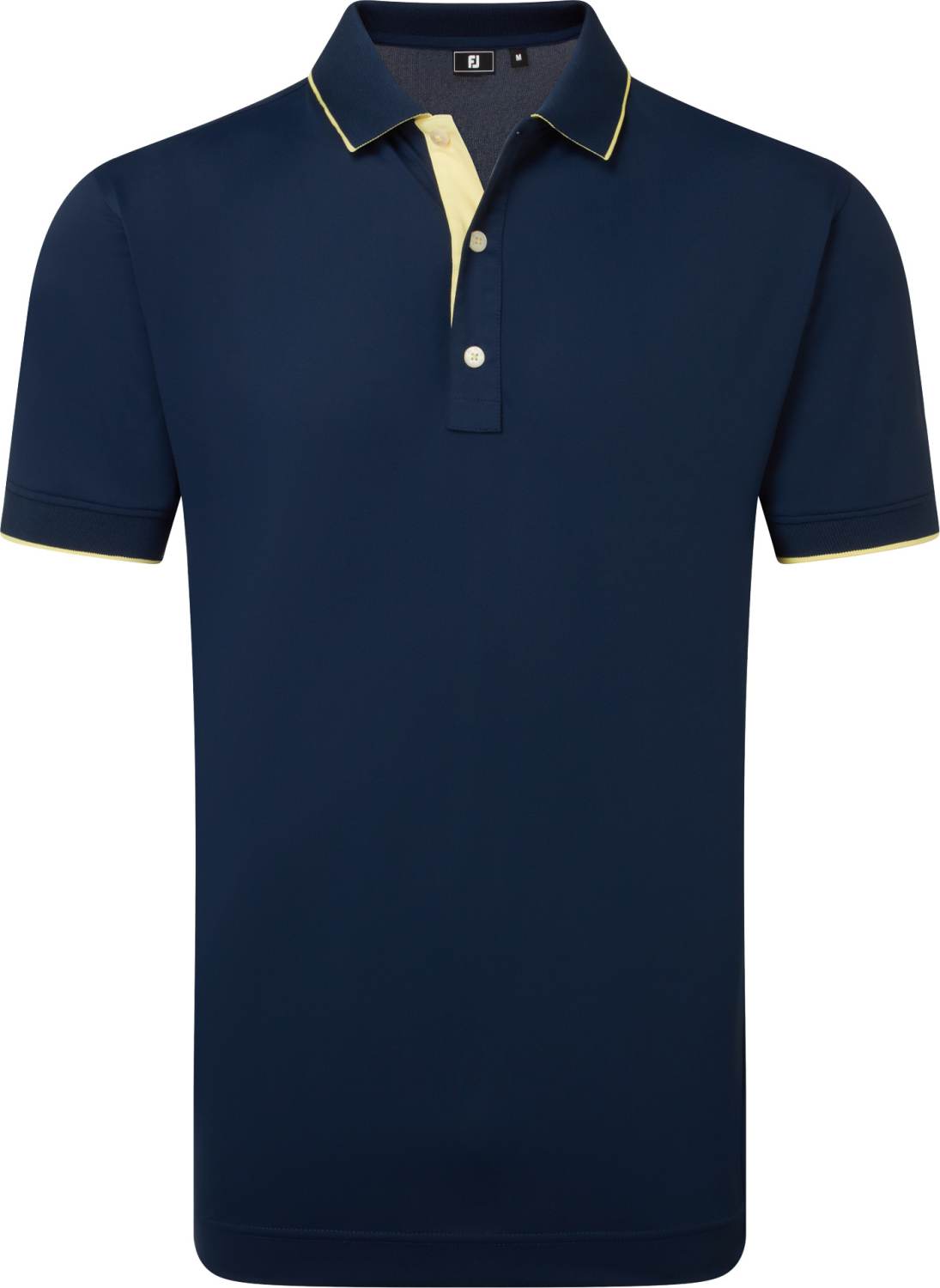 Footjoy Wordmark Pique Herre Poloshirt Navy Str Xxxl Navy Herre XXXL