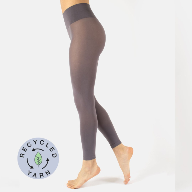 Excalibur London Eco Denier Leggings Med Satin Finish Grå - Cette  S - 36-38