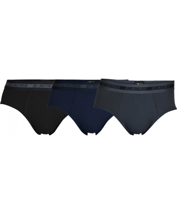 Jbs Pak Sorte Bambus Briefs Til Mænd Sort  S