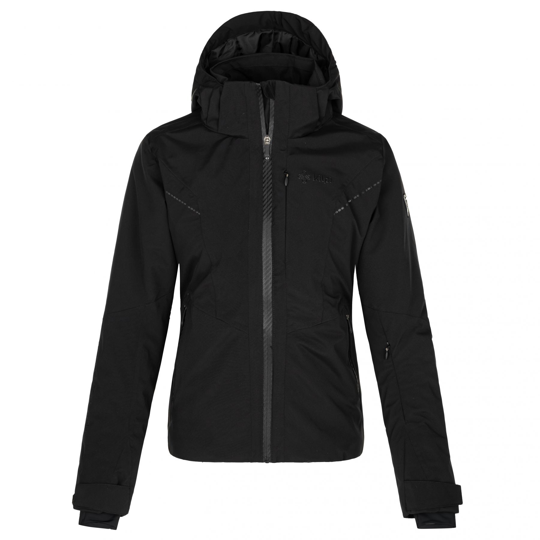 Kilpi Marsia Skijakke Plus Size Dame Sort Sort Female 48(4XL)