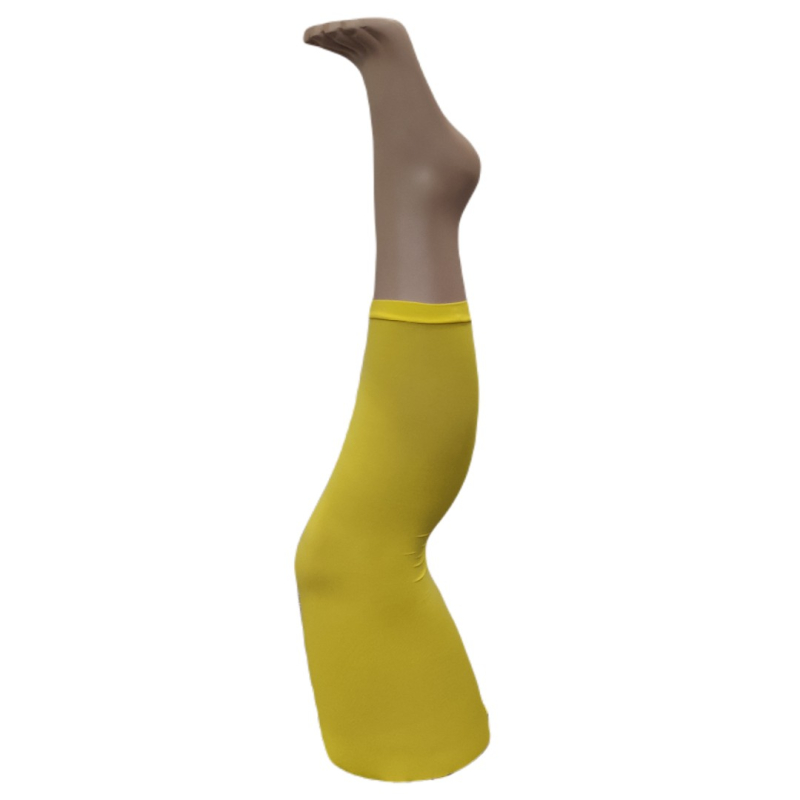 Gule Capri Leggings Lemon Gul -PM  XL - STR. 44-46