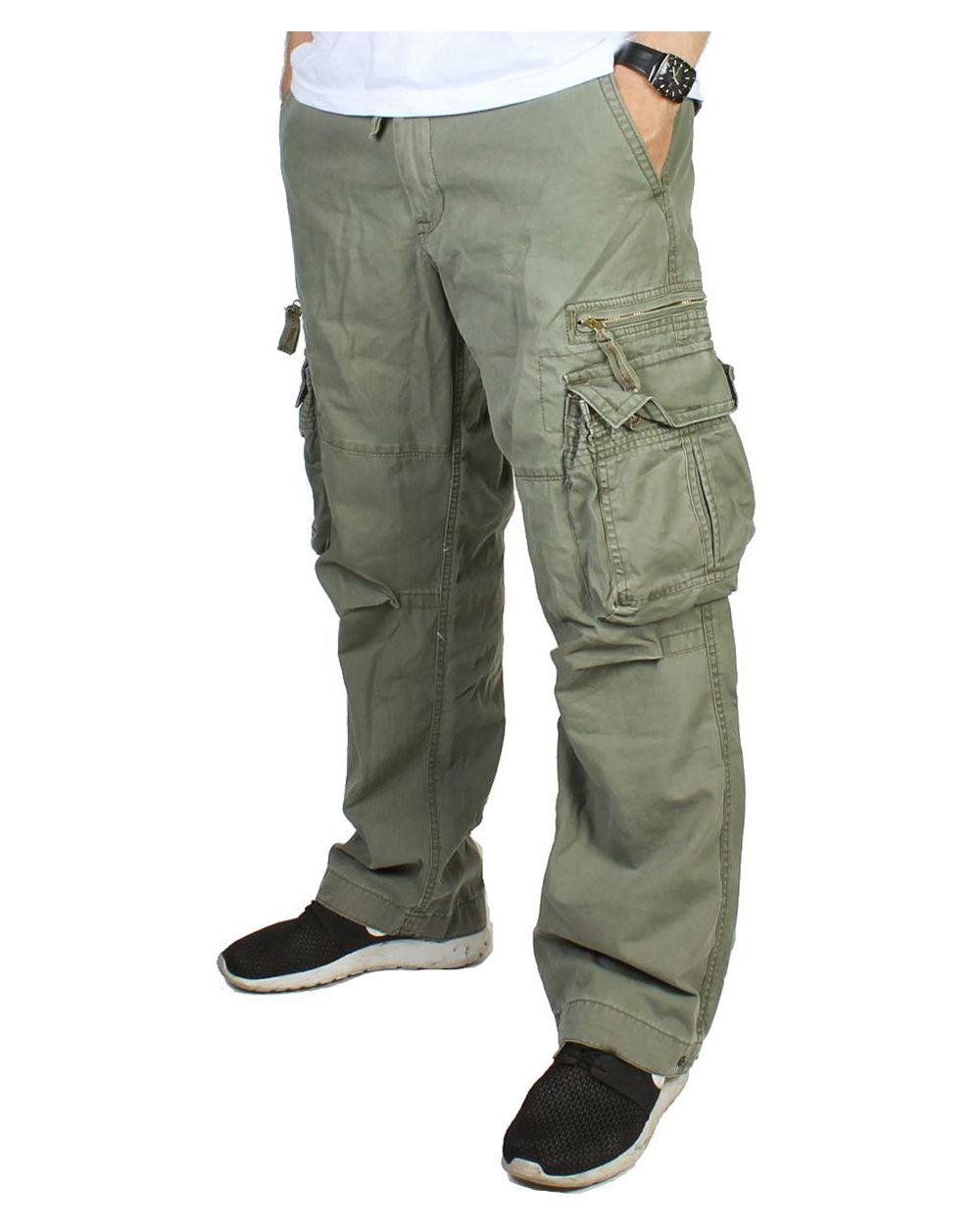 Molecule Ankle Busters Cargobukser Oliven Large W36 Olive Herre X-Large / W36-4