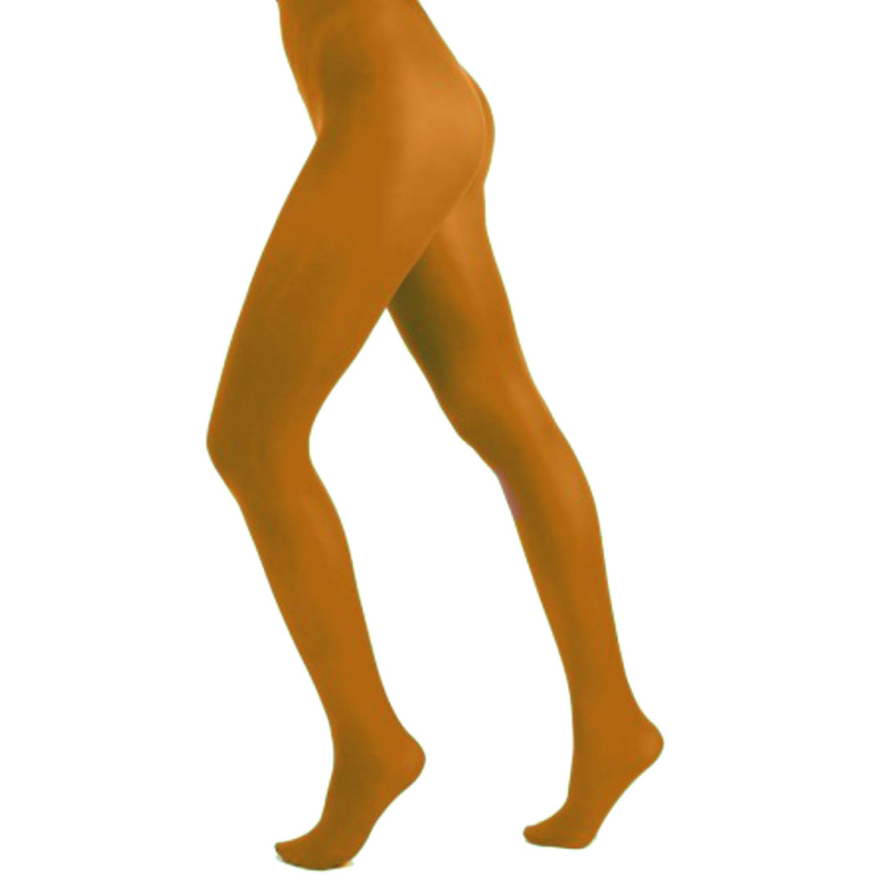 Mustard Denier Curvy Super Stretch Strømpebukser Gul -PM  50