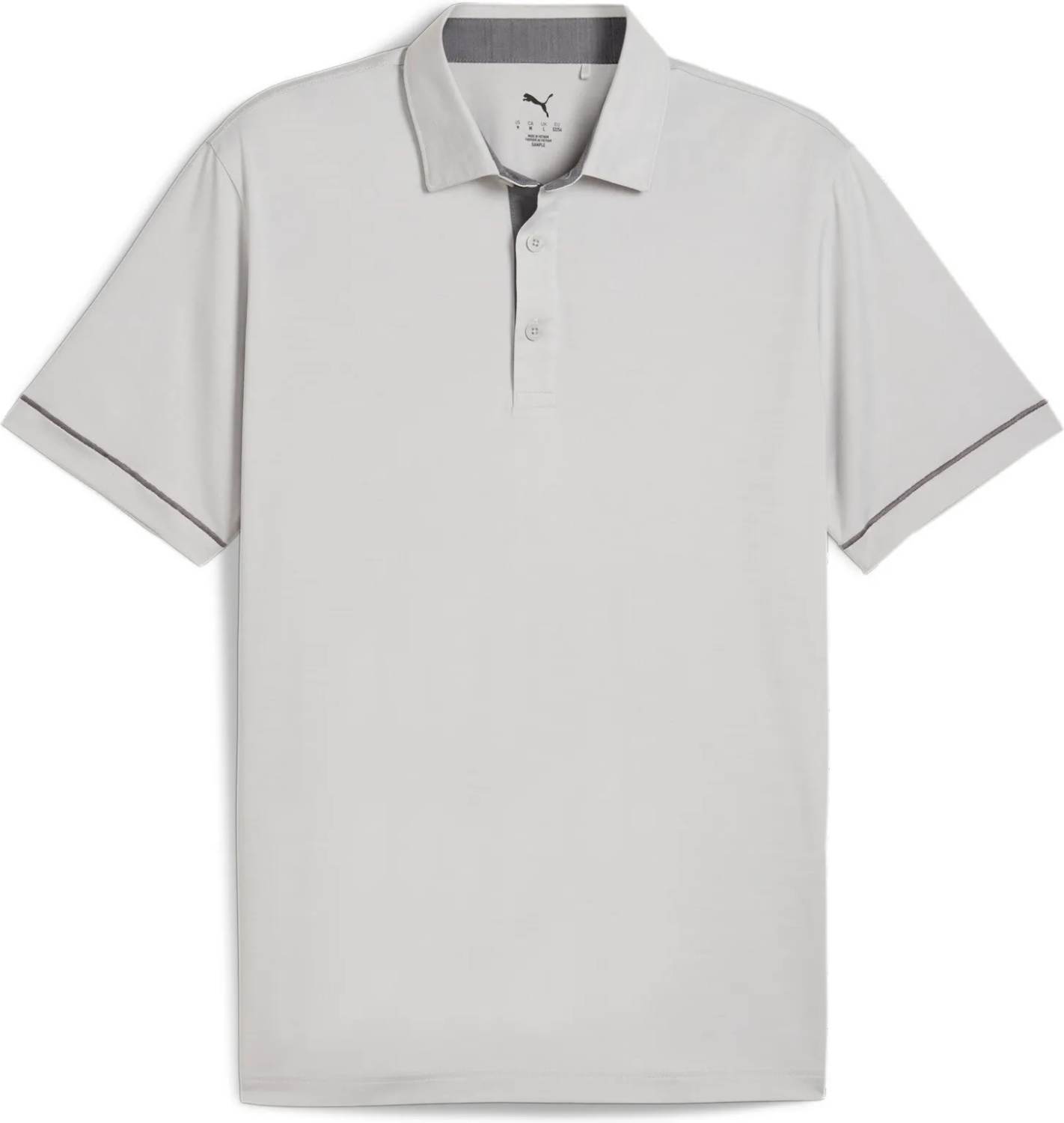 Puma Cloudspun Haystack Herre Poloshirt Ash Gray Heather Str Xxxl Ash Gray Heathe Herre XXXL