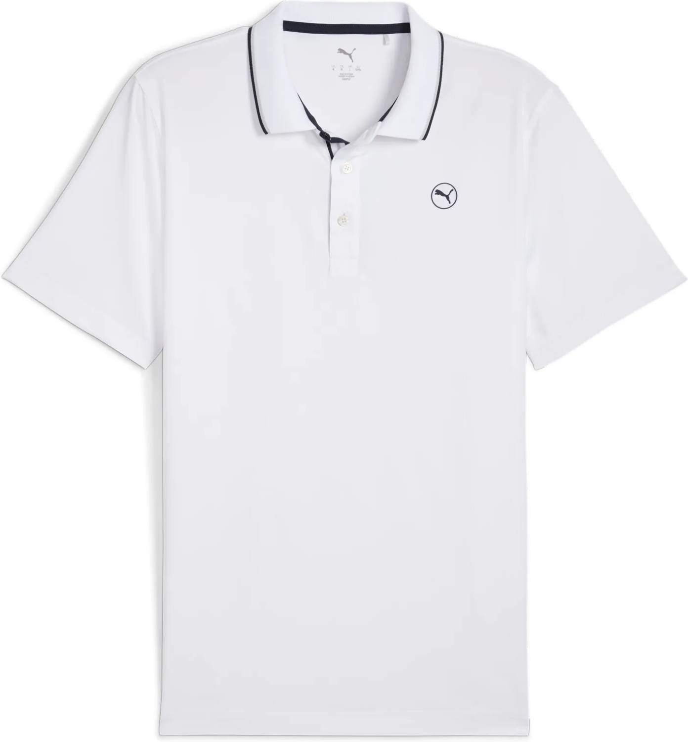 Puma Mattr Elevated Solid Herre Poloshirt White Glow Str Xxxl Hvid Herre XXXL