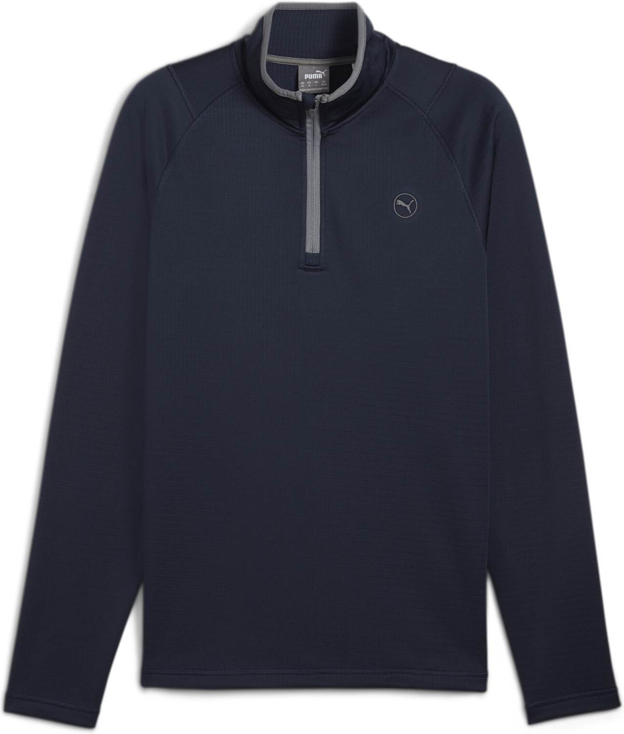 Puma Waffle Fleece Zip Herre Pullover Deep Navy Str Xxxl Deep Navy Herre XXXL
