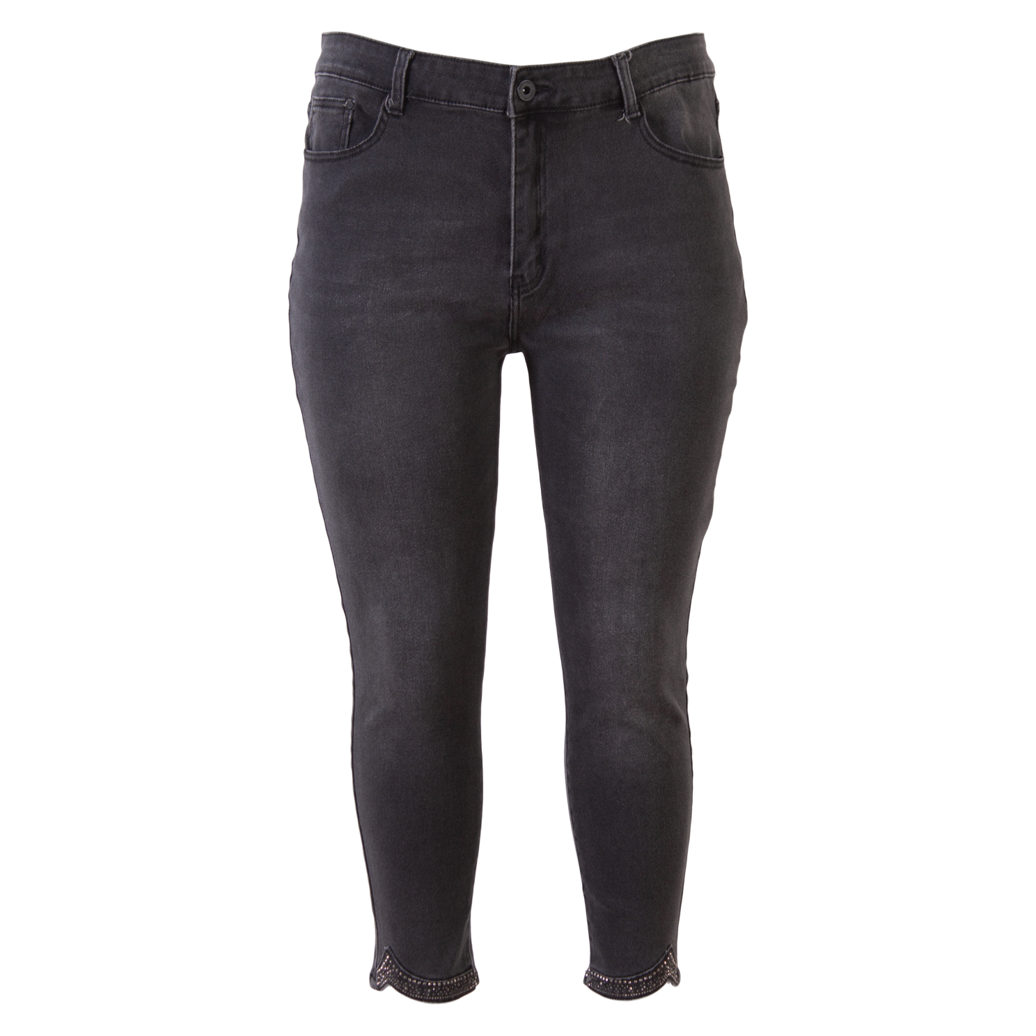 Jeans Dame Jeans Plus Size Denim Dark Grey Denim Dark Grey  50