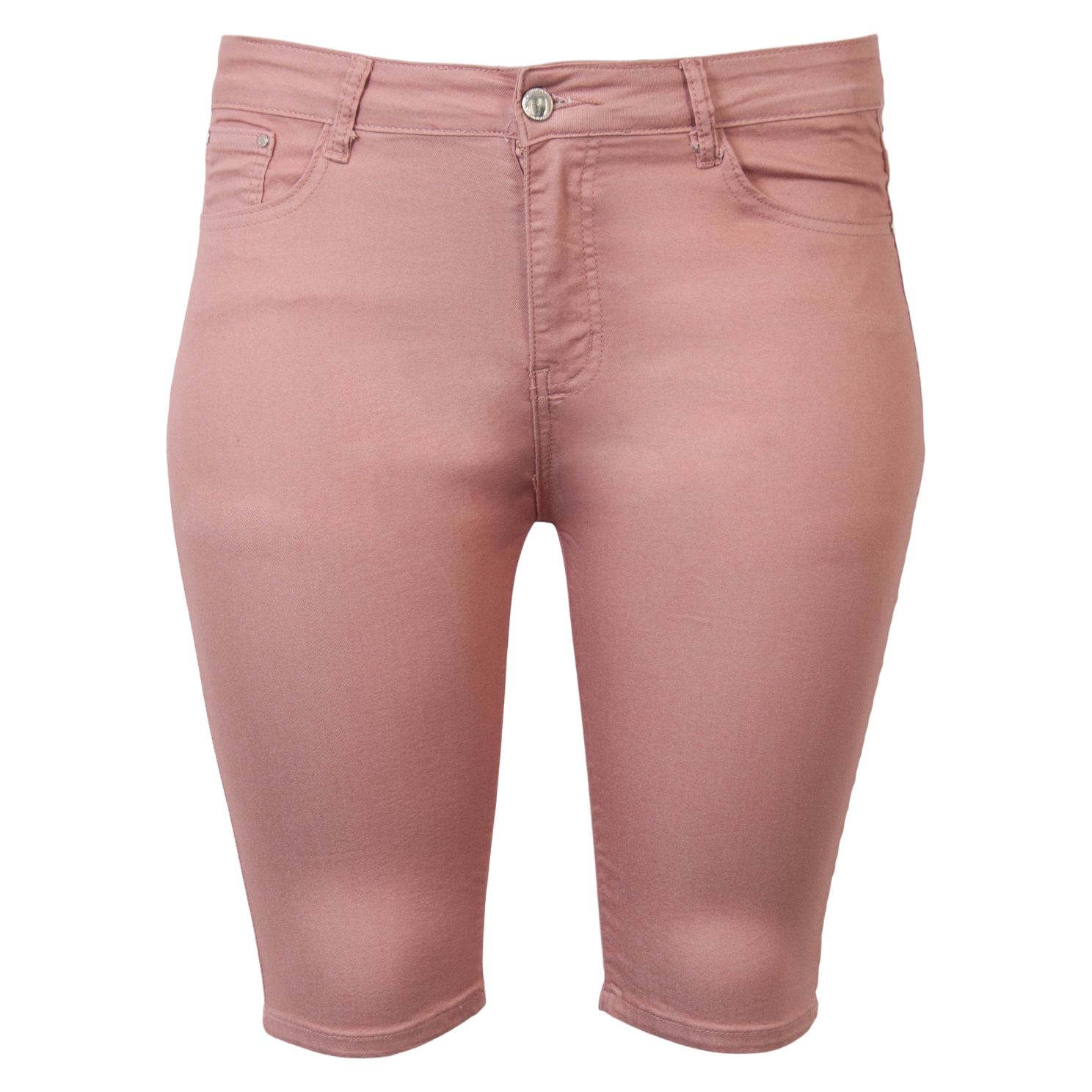 Jeans Dame Shorts Plus Size Rose Rose  48