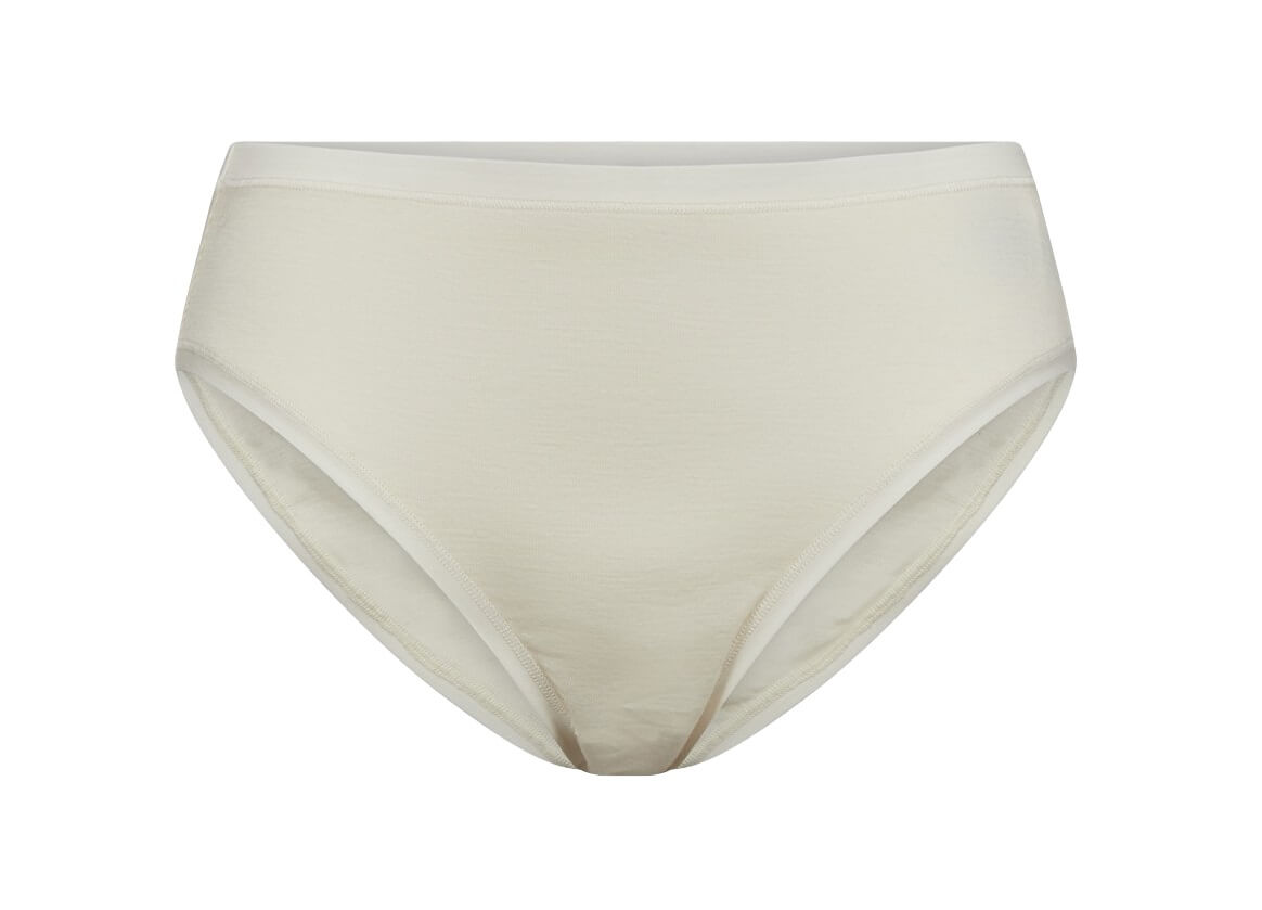Tai Brief Trusser 100 Uld Jbs Denmark Råhvid Str Large Hvid Dame 2XL