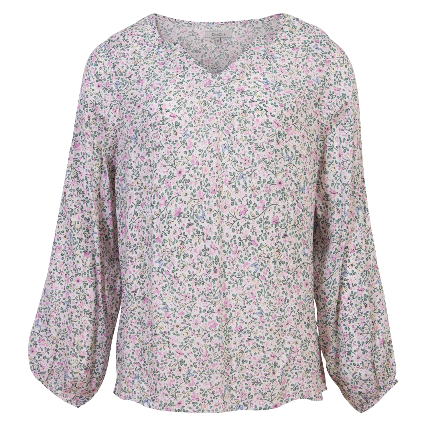 Zbyz Dame Skjorte Plus Size Navy Blomster Navy/blomster  54/56
