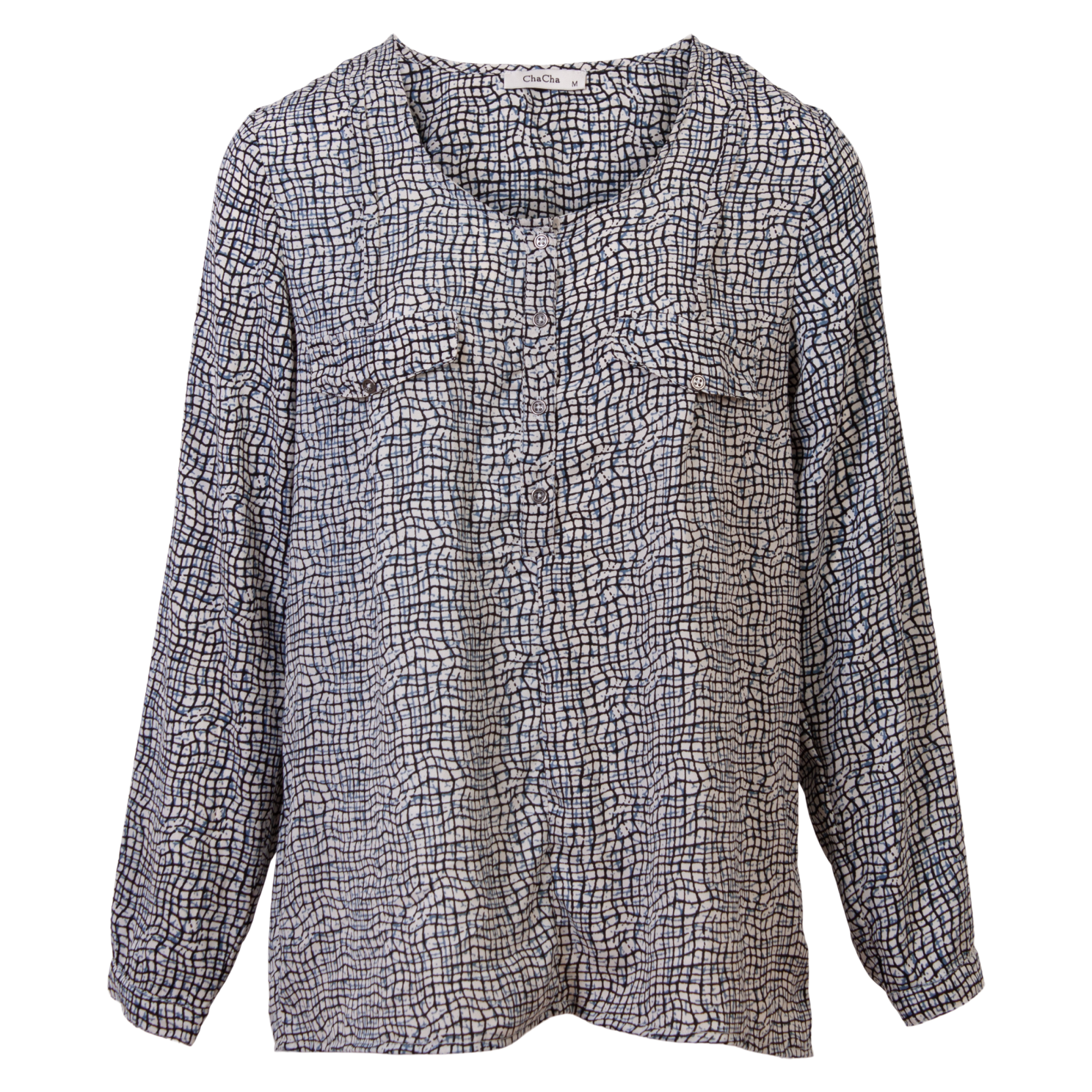 Zbyz Dame Bluse Plus Size 125 B-125  54/56